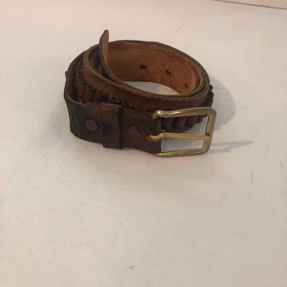 Vintage Weathered Women’s Hunting Belt SZ 32, 30/31 Waist Made in Hong Kong - Picture 2 of 14
